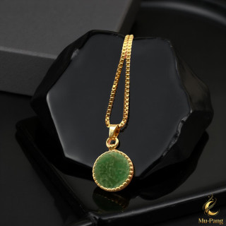 Jade Stone Pendant Necklace - Boost Luck and Fortune
