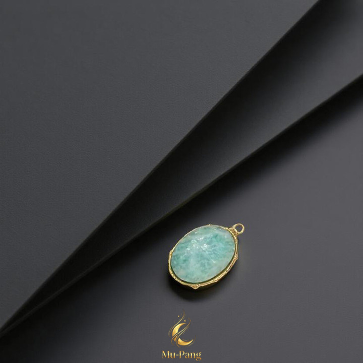 Amazonite Stone Pendant Necklace | Boost Luck and Fortune