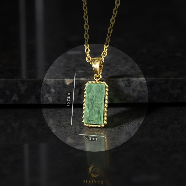 Aventurine Stone Pendant Necklace: Boost Luck and Fortune
