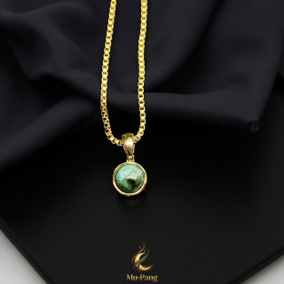Turquoise Stone Pendant Necklace: Boost Luck and Fortune