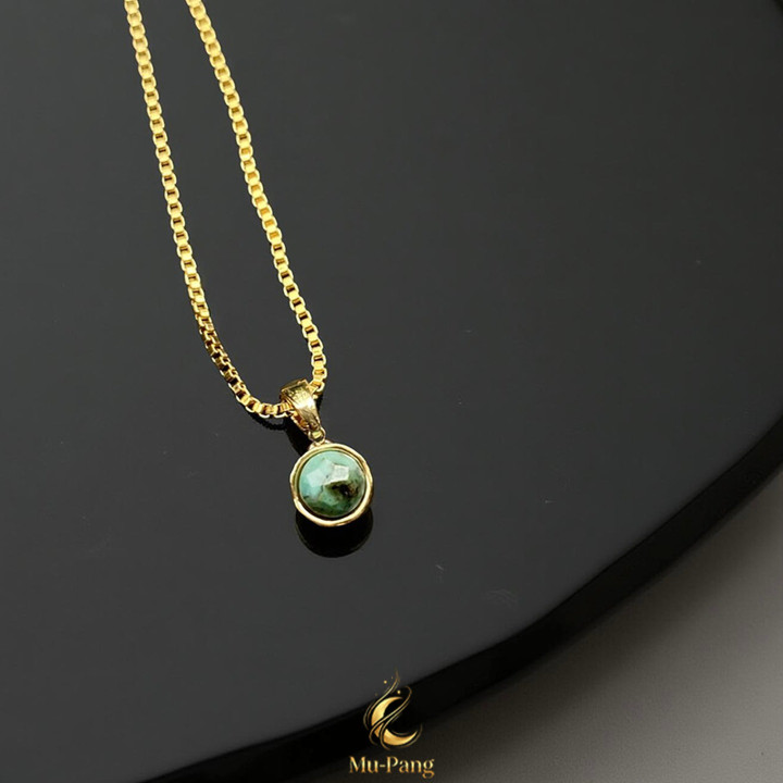 Turquoise Stone Pendant Necklace: Boost Luck and Fortune