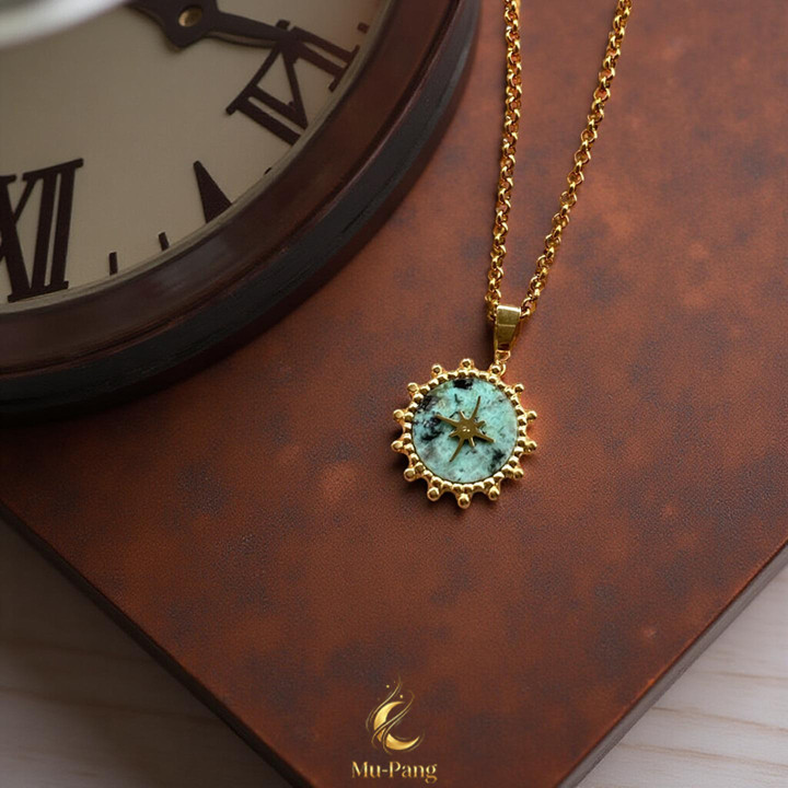 Turquoise Stone Pendant Necklace: Boost Luck and Fortune
