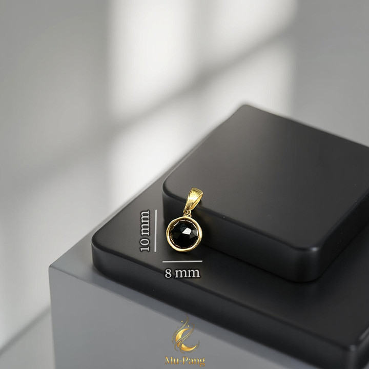 Onyx Spinel Pendant Necklace: Boost Fortune and Luck