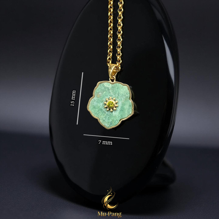 Jade Stone Pendant Necklace - Boost Luck and Fortune
