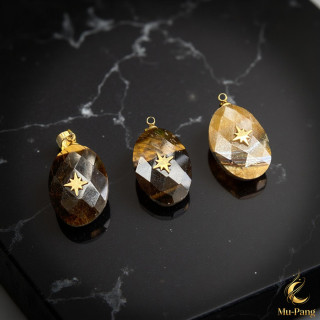 Tiger Eye Stone Pendant Necklace | Boost Luck and Fortune