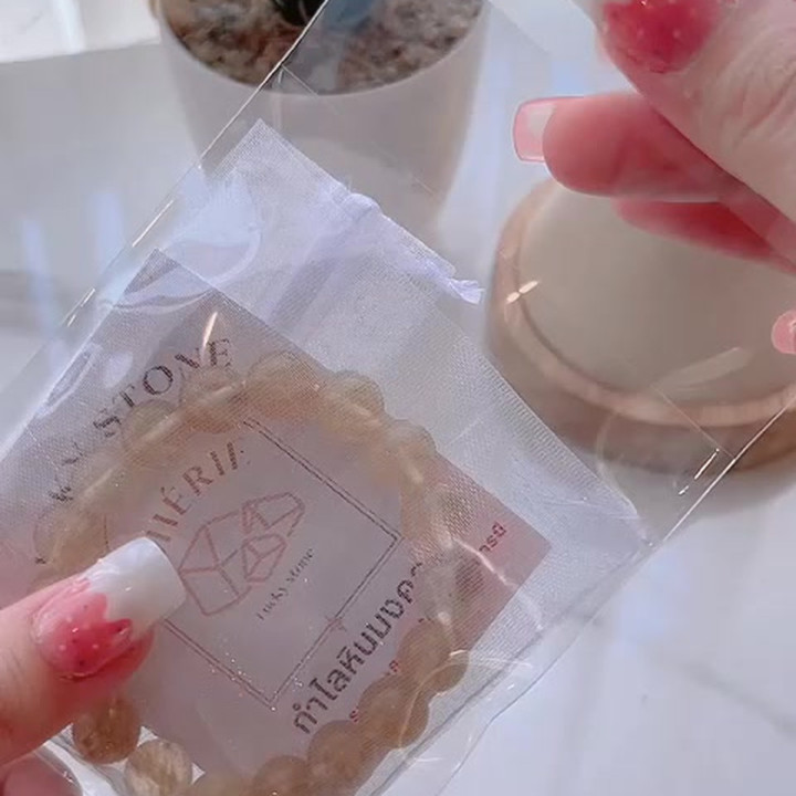 Rutilated Quartz Bracelet | Natural Healing, Adjustable