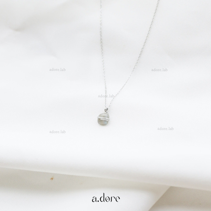Collar de labradorita | Piedra de la suerte del zodiaco | Hecho a mano