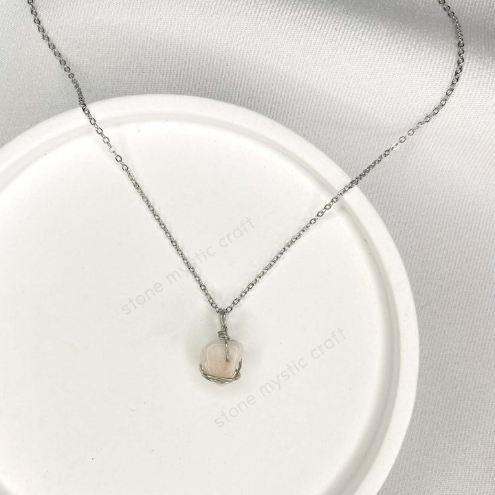 Genuine Beryl Zodiac Necklace | Handmade and Natural
