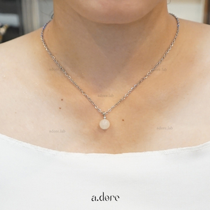 Handmade Moonstone Necklace | Genuine Natural Stone Charm