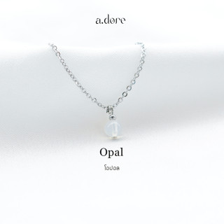 Handmade Opal Necklace | Genuine Natural Stone Jewelry