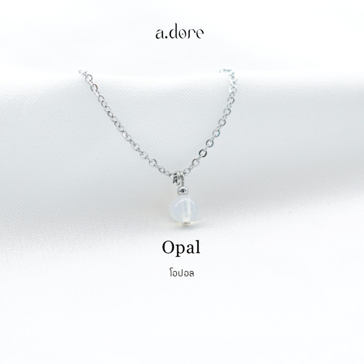 Handmade Opal Necklace | Genuine Natural Stone Jewelry