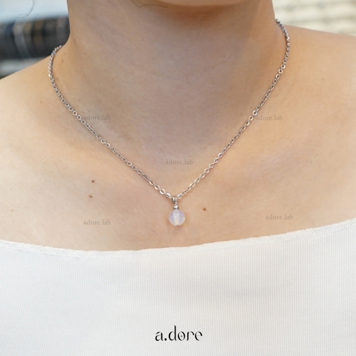 Handmade Opal Necklace | Genuine Natural Stone Jewelry