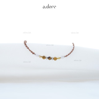 Personalized Birthstone Rope Bracelets - Genuine Stones and Colors