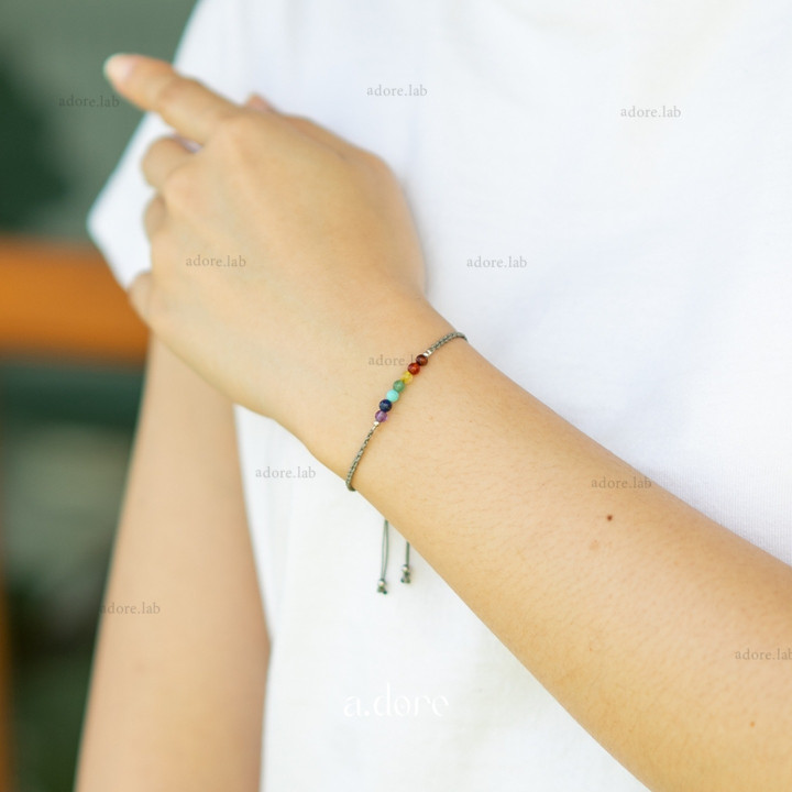 Balance Your Energy: Custom 7 Chakra Stone Bracelets