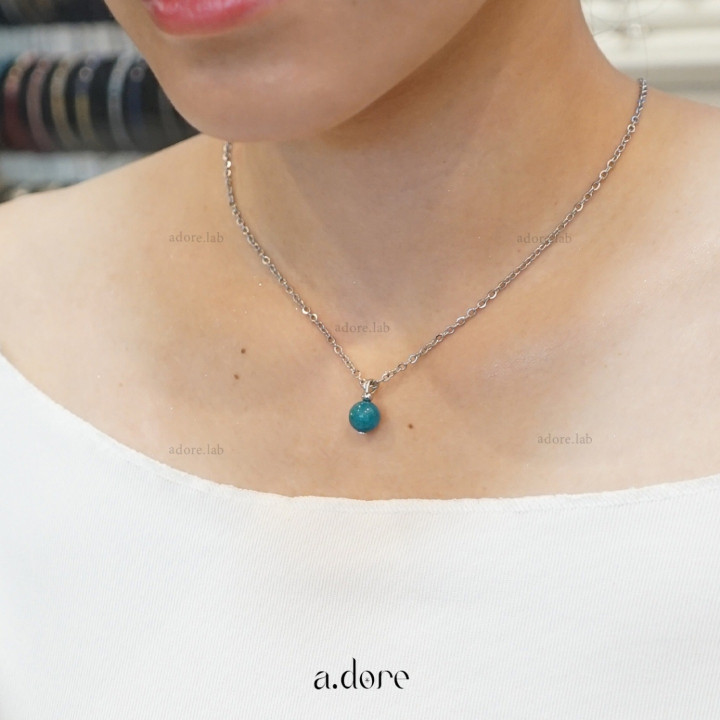 Natural Apatite Necklace | Handmade and Lucky Stone