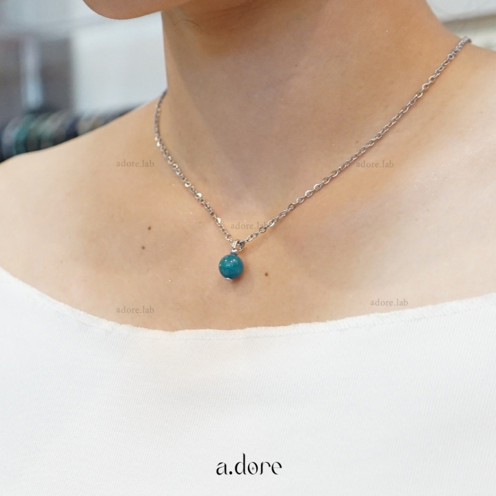 Natural Apatite Necklace | Handmade and Lucky Stone