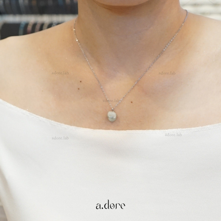 Handmade Amazonite Stone Necklace - Natural and Lucky