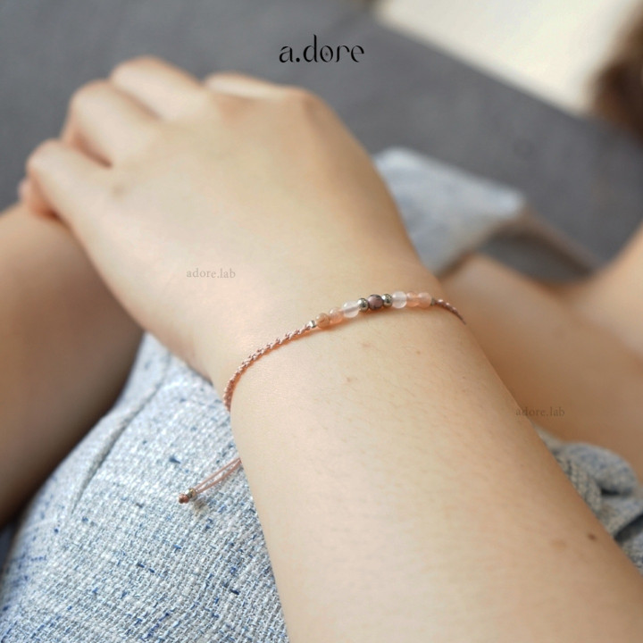 Tuesday Birthstone Braided Rope Bracelet - Genuine Stone