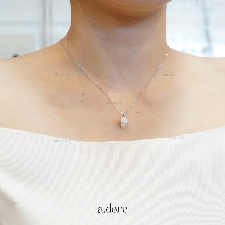 Lucky Moonstone Necklace: Handmade and Zodiac Sign Specific