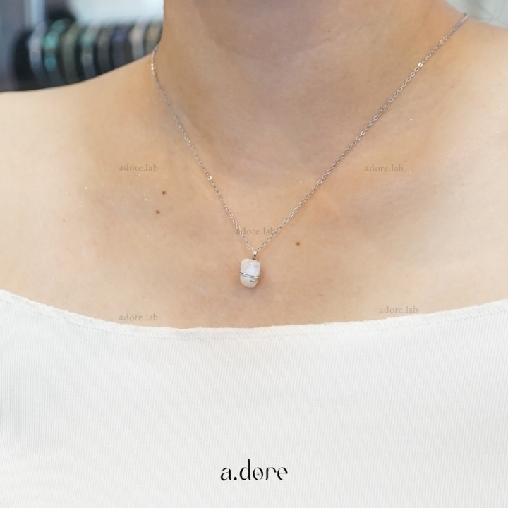 Lucky Moonstone Necklace: Handmade and Zodiac Sign Specific