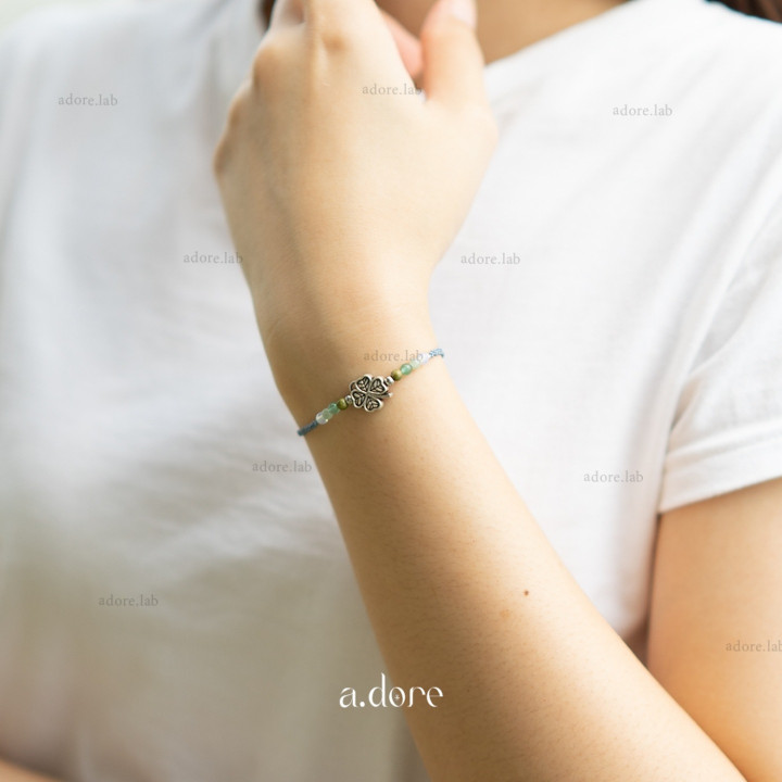 Natural Stone Rope Bracelet | Attract Good Luck and Fortune