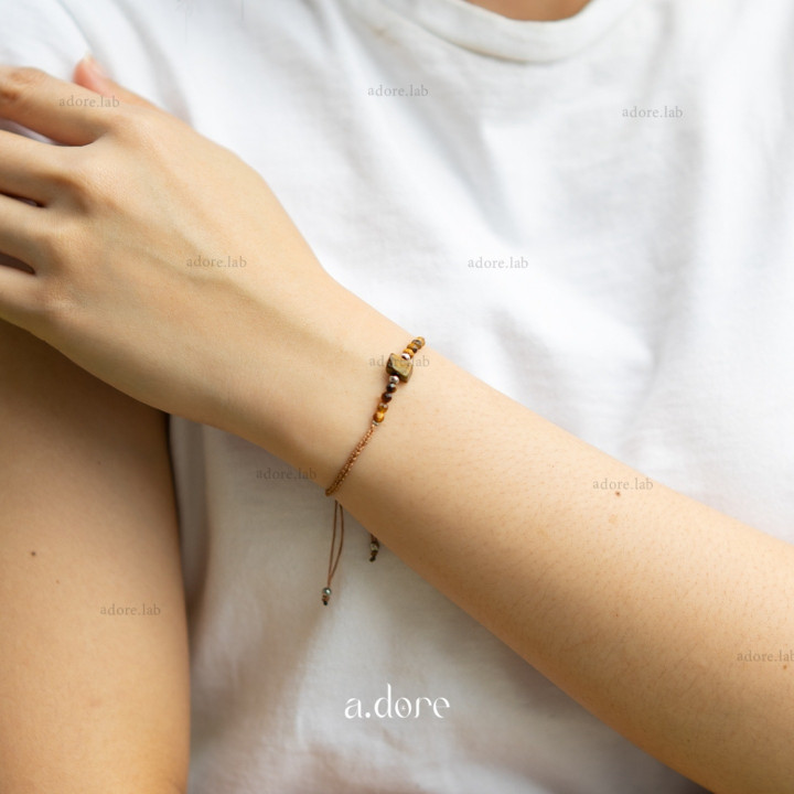Lucky Tiger's Eye Bracelet - Natural Stone Charm