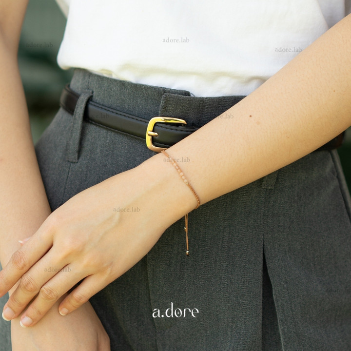 Sonnenstein-Glücksbringer-Armband | Maßgefertigt aus Naturstein
