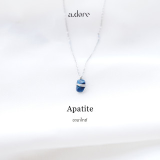 Genuine Apatite Necklace | Handcrafted Lucky Stone Charm