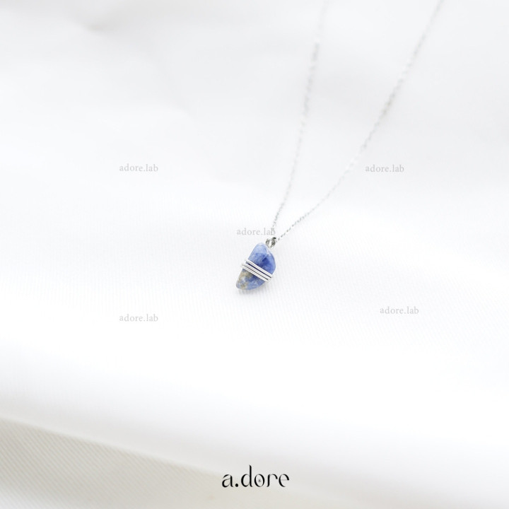 Handmade Sodalite Necklace - Genuine Natural Stone