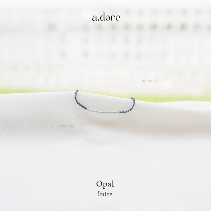 Opal-Glücksstein-Armband | Individuell gestaltbares Seildesign