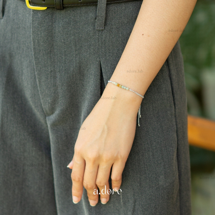 Amazonite Lucky Stone Bracelet | Handmade and Natural