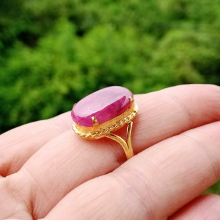 Certified Burmese Ruby - 8.35cts, Unheated and Vivid Red