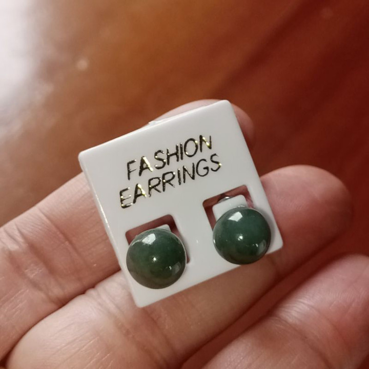 Elegant Burmese Jade Earrings - Genuine Jadeite Type A