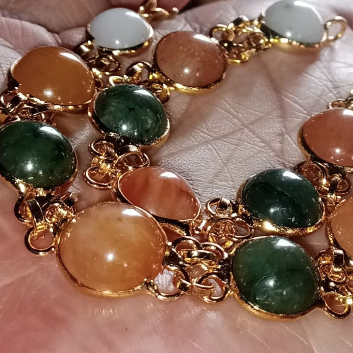 Pulsera de jade birmano auténtico | 18 cm | Estilo lujoso y elegante