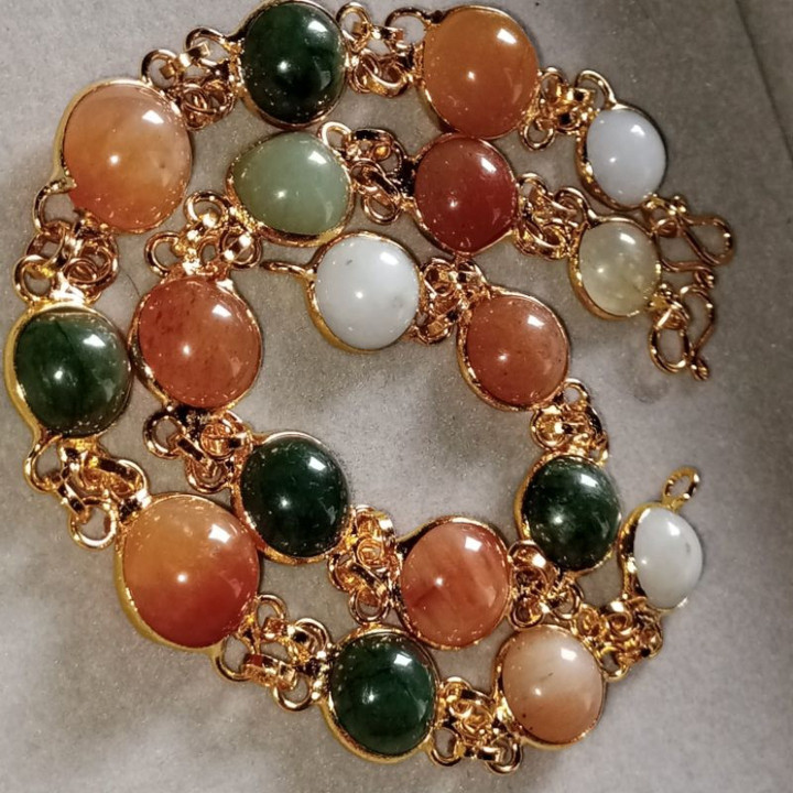 Pulsera de jade birmano auténtico | 18 cm | Estilo lujoso y elegante