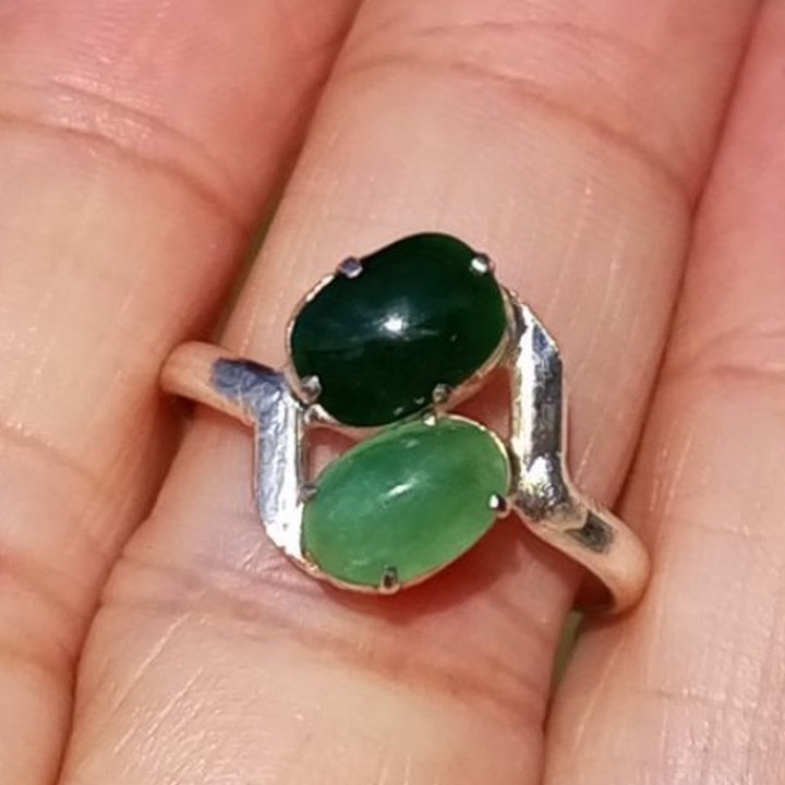 Burmese Jadeite Ring | Authentic Natural Jade