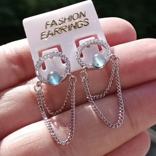 Sparkling Genuine Gemstone Earrings in Sterling Silver