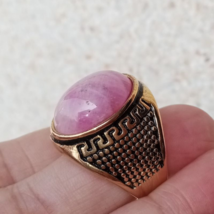 Genuine Burmese Ruby Ring - Free Size