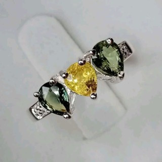 Genuine Bangkaja Sapphire Ring in Sterling Silver (#56)