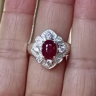 Genuine Pigeon's Blood Ruby Ring | Size 53.5