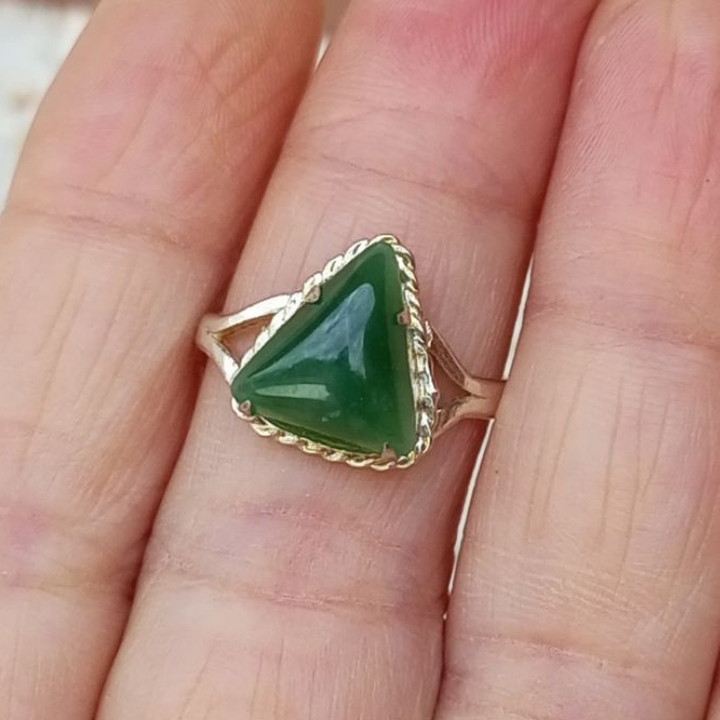 Burmese Jadeite Ring | Authentic and Natural Type A