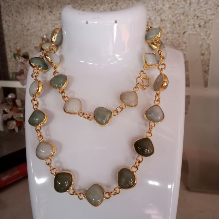 Genuine Burmese Jadeite Type A Necklace - 26"