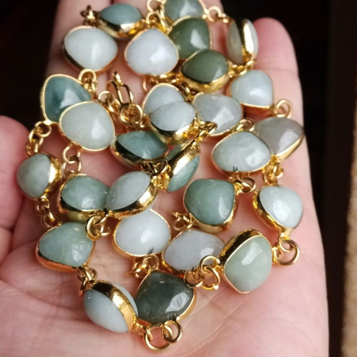 Genuine Burmese Jadeite Type A Necklace - 26"