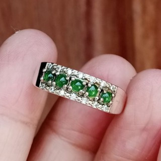 Genuine Burmese Jade Ring - Free Size Adjustable