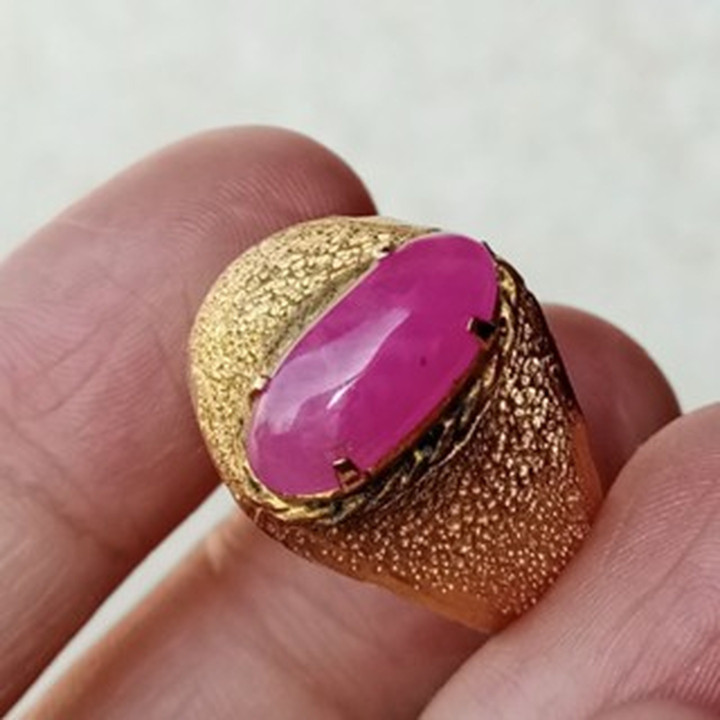 Radiant Ancient Burmese Ruby (3.10ct) - Natural and Glassy