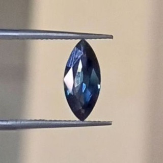 Stunning Natural Siam Blue Sapphire | Marquise Cut