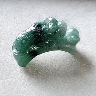 Burma Jade Pi Xiu Carving: Natural Jadeite for Good Fortune