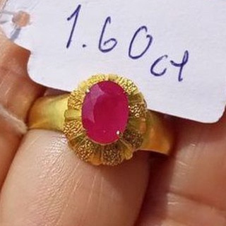 Genuine Heated Burmese Ruby: 1.60ct, Faceted Sparkle
