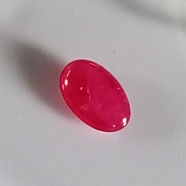 Radiant 1.74ct Old Heated Ruby - Certified Natural Gemstone