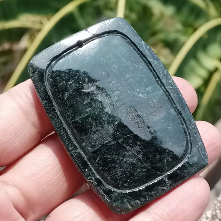Pendentif en jade de l'année porte-bonheur de la Chèvre | Jade naturelle de Birmanie